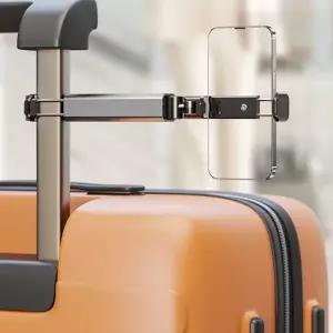 (선택 폰거치대E02 다크그레이)휴대용 폰거치대 E02 컴팩트사이즈 기내용 주방 거실 유모차 캠핑 야외 휴대