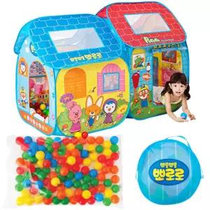 뽀로로 텐트 놀이방 유아 더블텐드 공놀이 공간놀이 집콕놀이