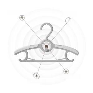 두꺼운 아동용 옷걸이 미끄럼 방지 무흔적 다기능 아기 옷 건조대 조절 가능 가정용 플라스틱