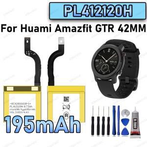Huami Amazfit GTR 42MM 스마트 워치 배터리 + 도구용 100% 새 제로 사이클 PL412120H
