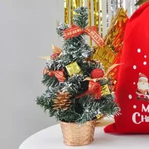 NEW 미니트리장식(32cm)레드 파티용품 크리스마스 테이블장식