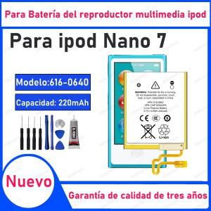 100% 새 고용량 616-0640 아이팟 나노 7 7세대 배터리 교체용 A1446 MP3 MP4 MB903LL/A