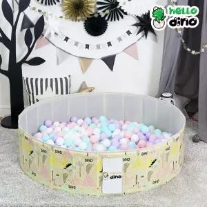 헬로디노 플레이매트+이너패드 2종 세트 아기 볼풀장 중형