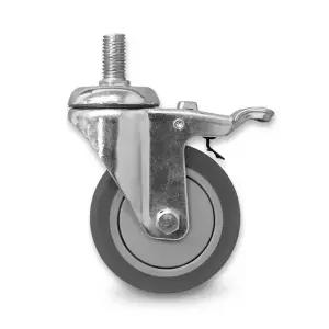 영남베드앤메디칼 병원침대바퀴 캐스터 의료용 병원용 환자용 환자 의료 부품 회전 4인치 철재