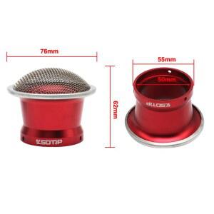 ZSDTRP 50MM 필터 오토바이 에어 윈드 빛깔의 가지 PE 기화기 21 PWK GUAZE 28 여러 30MM 컵이있는