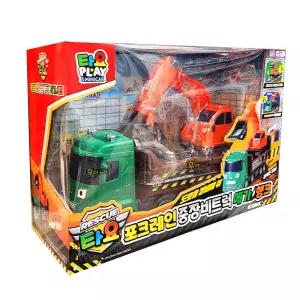 타요 포크레인 중장비트럭 메가 행크 캐릭터 완구 장난감 긴급출동