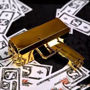 용돈 다발 머니건 선물 환갑 돈 골드