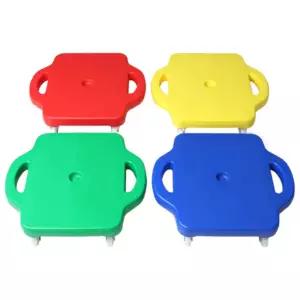 어린이 실내놀이 튼튼 바퀴 미니 썰매1P 4세 5살 신나는 호기심