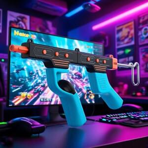 게임 슈팅 건 TNS-5175 스위치 2/스위치/OLED 조이콘용 핸드 그립 모션 컨트롤러 슈터 헌팅