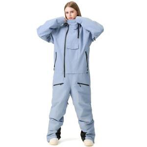 리우이옐 여성 남성 원피스 스키복 점프수트 단열 방수 스노우수트 겨울 야외 스노보드 커버롤