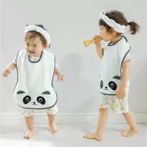 워시빕 세안턱받이 타올 턱받이 세면 세안수건 세면타올 대나무 캐릭터