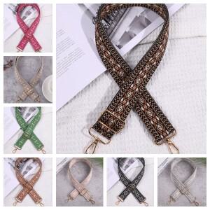 민족  가방 스트랩 DIY 여성용 교체 와이드 어깨 싱글 크로스 바디 액세서리