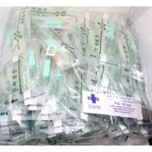 두원 수액세트 50EA DEHP FREE Infusion Set 무침,Y자,나비침,유침