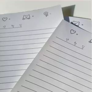 각대 봉투 꾸미기 편지 편지지 서류봉투 페이퍼백 곰신