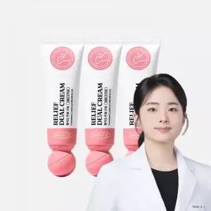 프로젝트21 강아지 피부 크림 릴리프듀얼크림 피부병 발바닥 보습제 발사탕 연고 25g 3개