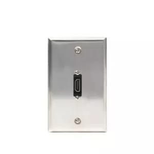 HDMI 1포트 젠더 타입 스테인리스 월  트