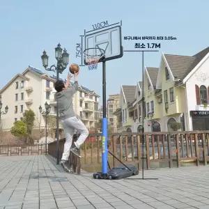 대형 이동식 농구골대 정식규격 간이 백보드 농구대 체육관