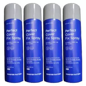 몬스터팩토리 퍼펙트 커버 픽스 스프레이 탈모 새치 커버 흑채 4개 100g