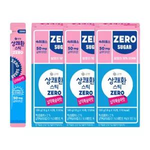 큐원 상쾌환 젤리 스틱형 제로 납작복숭아맛 18g 30개 숙취해소 회식 모임 술먹기 전 후