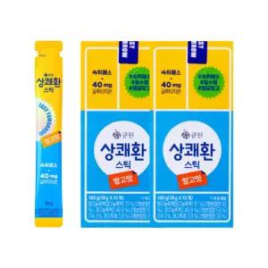 큐원 상쾌환 젤리 스틱형 망고맛 18g 20개 숙취해소 회식 모임 술먹기 전 후