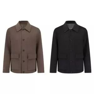 [앤드지](타임스퀘어점패션관) 캐시미어 세미오버 핸드메이드 하프코트 BHF4CG1204 2종1택