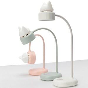 집게 라이트 무선 스탠드 아트 금속 원형 10X10X10CM 모니터 리모컨 충전식 밝은