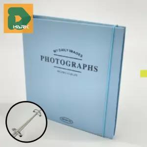 포토앨범 네컷 스토리 포켓 보관 다이어리 여행 접착식 매거진 학습 사진 북커버 저장 기록 블루 수납 사진