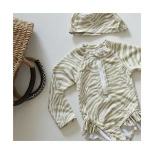 지브라래쉬가드 여아 여름 수영복 워터룩 비치웨어