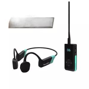 골전도 싱크로나이즈 헤드폰 수중 무전기 수영훈련