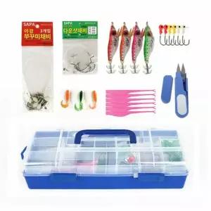 선상 낚시용 미끼채비 세트 태클박스 포함