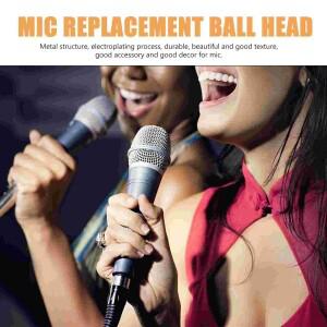 호환 금속 마이크 그릴 볼 헤드 교체 액세서리용 내구성 전기 표면