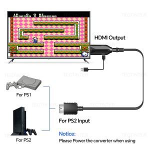 호환 Playstation 2 HDMI 호환 컨버터 어댑터 PS2/PS1 디스플레이 모드 PC Full 케이블 지원
