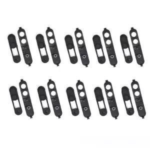 10x PTT 잠금 고무 키 키트 Motorola XiR P3688 DEP450 DP1400 휴대용 무전기 프레임 베젤 액세서리 교체