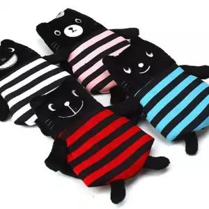 6 (3개세트) 동전지갑(빨강) 고양이 E12]