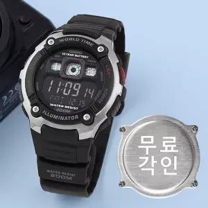 [카시오]무료각인 카시오 AE-2000W-1B 아웃도어 남자우레탄시계 d