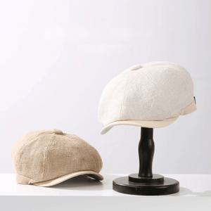 남성헌팅캡 여름 빵모자 숏챙 팔각모 중년 신사