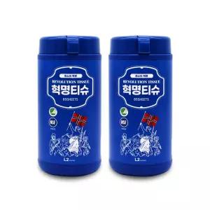 데일리아이디어 레볼루션 혁명티슈 85매 X 2통 I