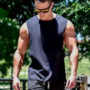 머슬핏 트레이닝 나시 헬스장 운동 반팔 스포츠웨어