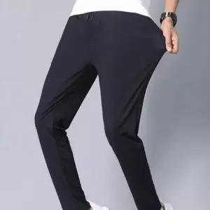 남성용 여름 쿨 메쉬 스포츠 트레이닝 롱 팬츠 운동복 바지