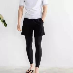 남성용 4부 트레이닝 레깅스 반바지 헬스 운동복 스포츠웨어