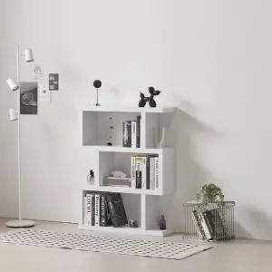 RG125 모듈 800 디자인 소형 3단 책장 2colors