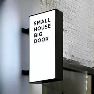 포인트 돌출간판 LED 실외 박스 색상 현판 조명 야외 갈바