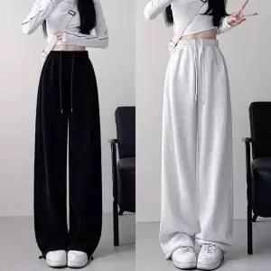 여성 겨울 기모 밴딩 트레이닝 츄리닝 와이드 팬츠 바지