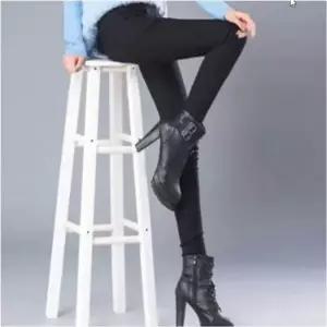 스키니 여자 기모안감 겨울 밴딩 레깅스 바지 퍼 팬츠 방한