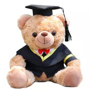 졸업선물 졸업 인형 학위 대학 졸업식 선물 학사모 박사 수료 꽃다발 곰돌이 곰인형 수료식