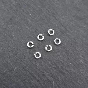 비즈팡 [SVT-1-17]순은부자재 실버925 실버O링 1x4mm(외경) 순은오링