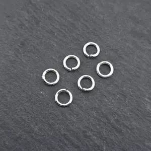 비즈팡 [SVT-1-19]순은부자재 실버925 실버O링 1x6mm(외경) 순은오링