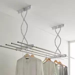 아파트 베란다 천장 빨래건조대 설치 슬라이드 빨래걸이 세탁봉 건조봉