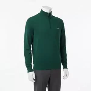 라코스테 클래식 핏 하프 집업 니트 스웨터 상의