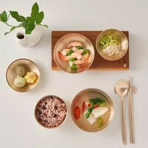 방짜유기 1인 반상기 놋그릇 홈세트 유기그릇